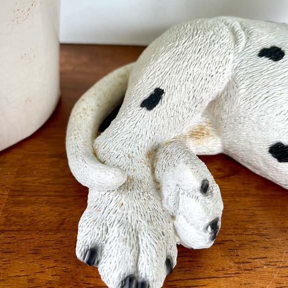 Castagna DALMATIAN Puppy Dog Made in Italy Resin Statue Vintage - Picture 5 of 10